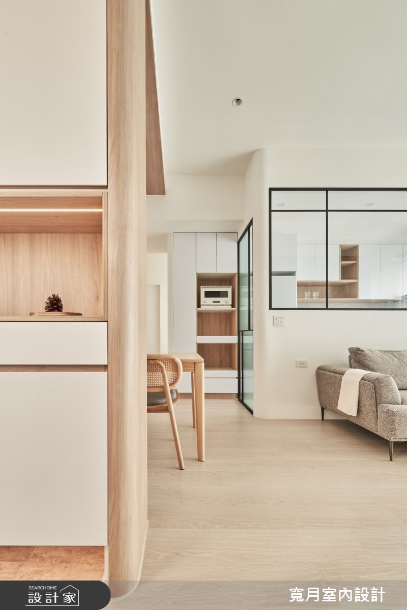 22坪新成屋(5年以下)＿北歐風玄關客廳案例圖片＿寬月室內裝修設計股份有限公司＿寬月_4｜純樸·和煦·拾光之3
