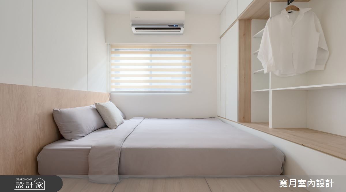 32坪新成屋(5年以下)＿現代北歐風臥室案例圖片＿寬月室內裝修設計股份有限公司＿寬月_5｜悠然·逐光·安居之8