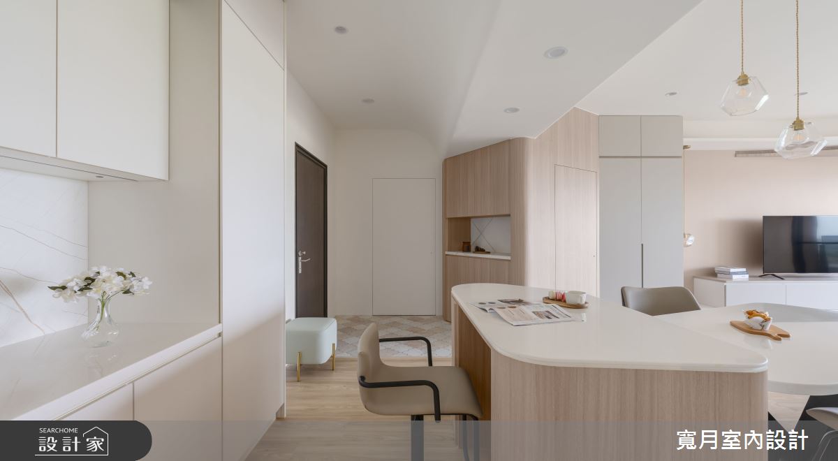 32坪新成屋(5年以下)＿現代北歐風玄關餐廳案例圖片＿寬月室內裝修設計股份有限公司＿寬月_5｜悠然·逐光·安居之1