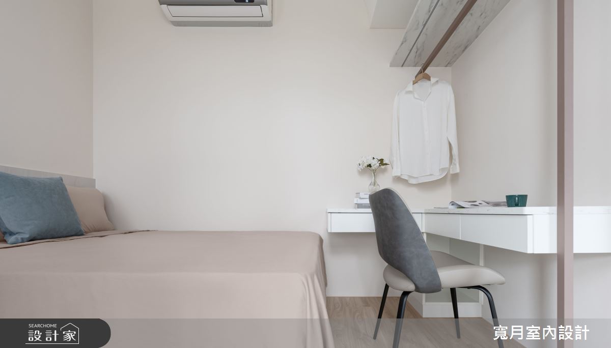 32坪新成屋(5年以下)＿現代北歐風臥室案例圖片＿寬月室內裝修設計股份有限公司＿寬月_5｜悠然·逐光·安居之9