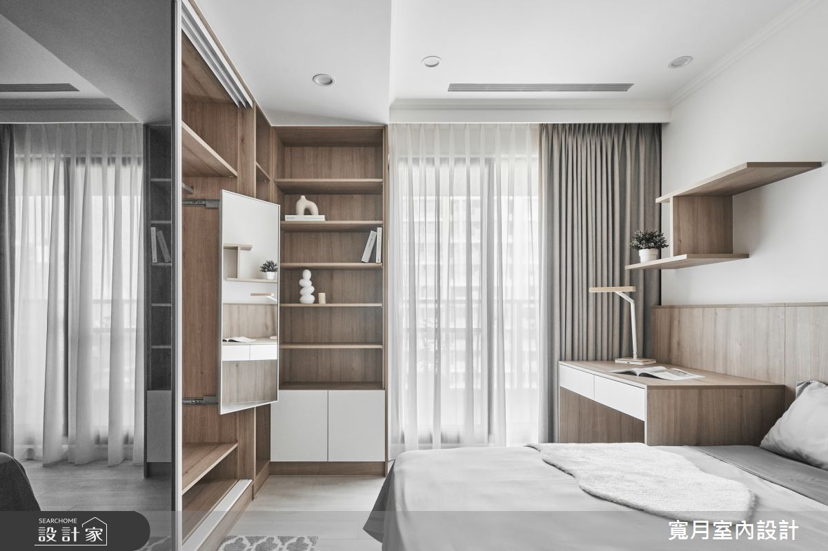 33坪新成屋(5年以下)＿混搭風臥室案例圖片＿寬月室內裝修設計股份有限公司＿寬月_6｜典雅·柔暄·輝映之20