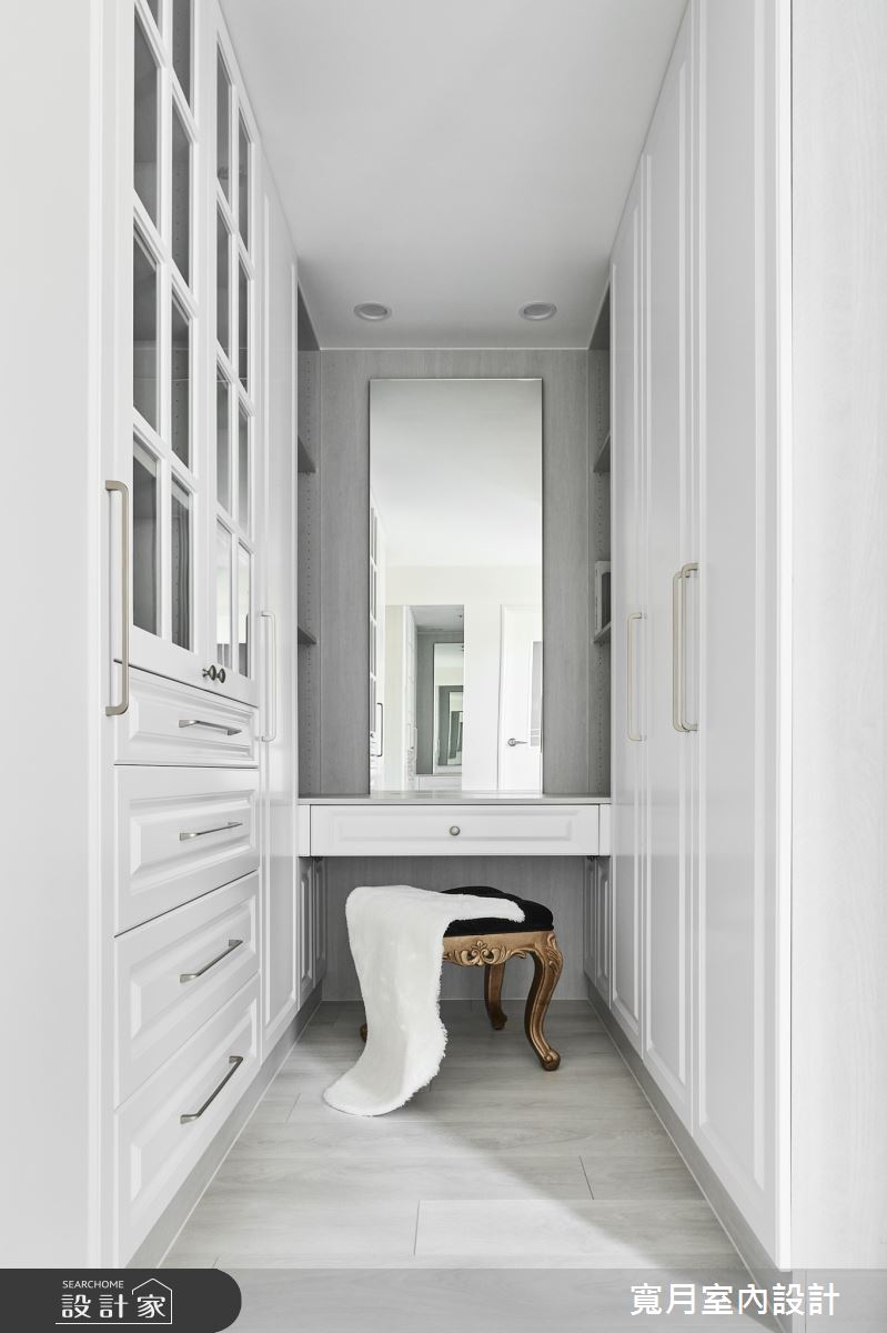 33坪新成屋(5年以下)＿混搭風更衣間案例圖片＿寬月室內裝修設計股份有限公司＿寬月_6｜典雅·柔暄·輝映之13