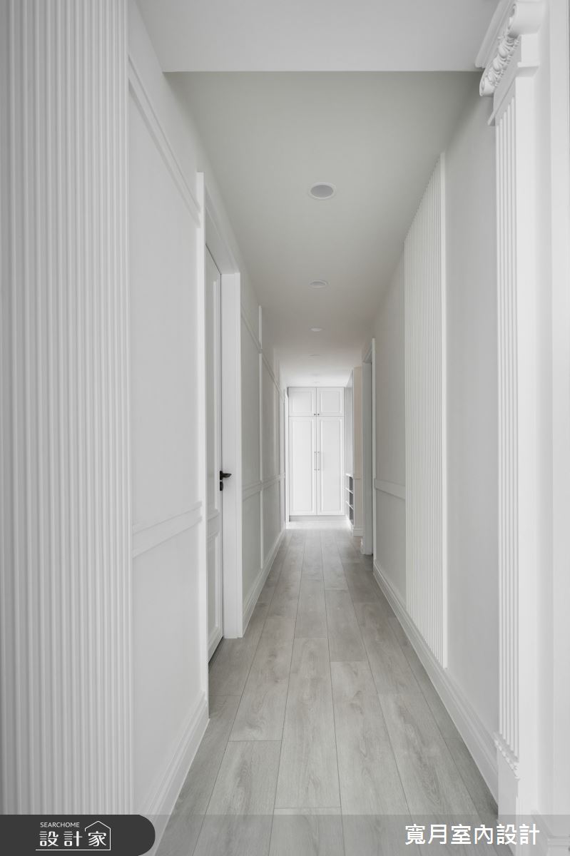 33坪新成屋(5年以下)＿混搭風走廊案例圖片＿寬月室內裝修設計股份有限公司＿寬月_6｜典雅·柔暄·輝映之11