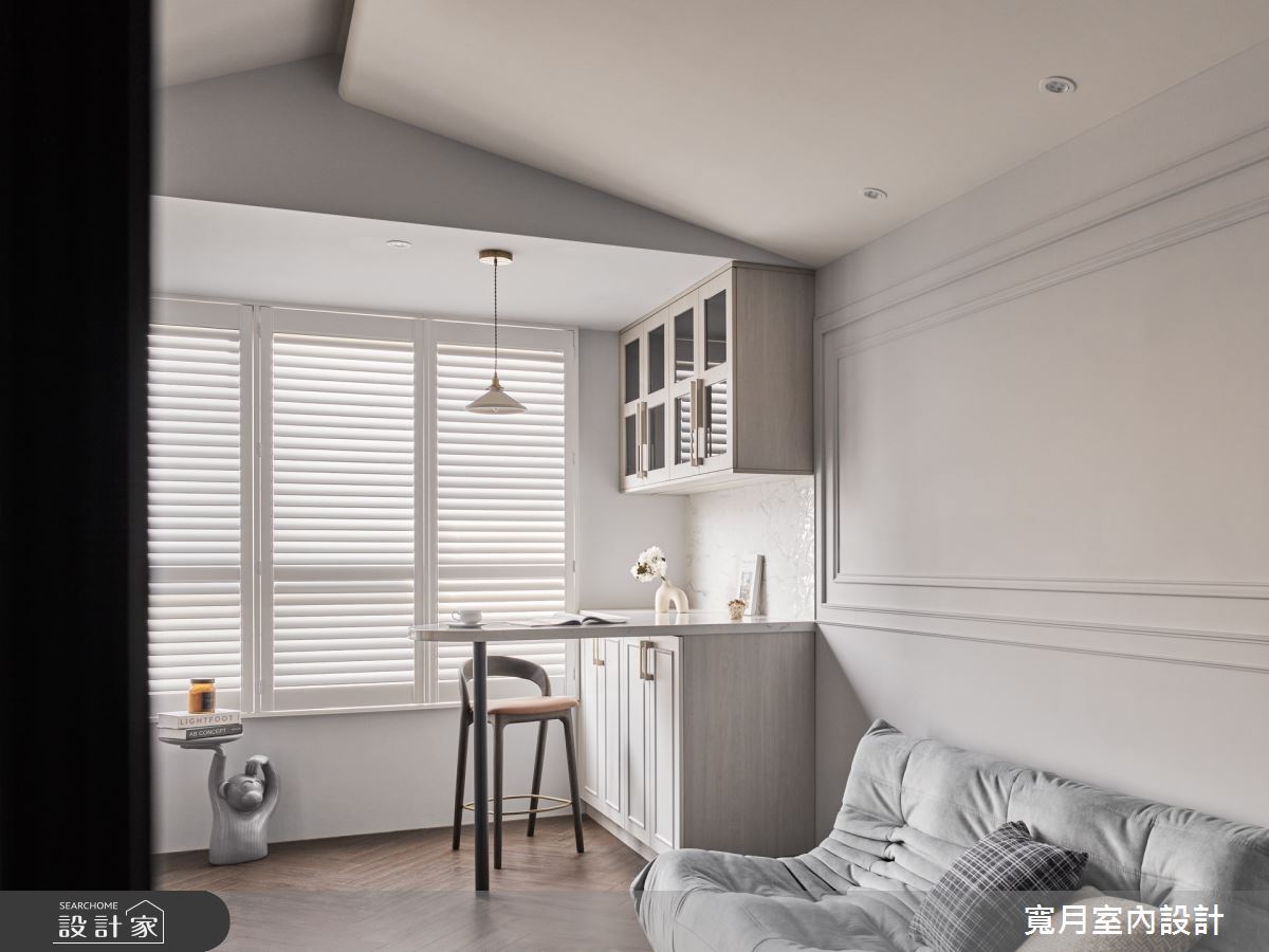 15坪新成屋(5年以下)＿美式風客廳餐廳案例圖片＿寬月室內裝修設計股份有限公司＿寬月_7｜怡人·雅緻·旖旎之4