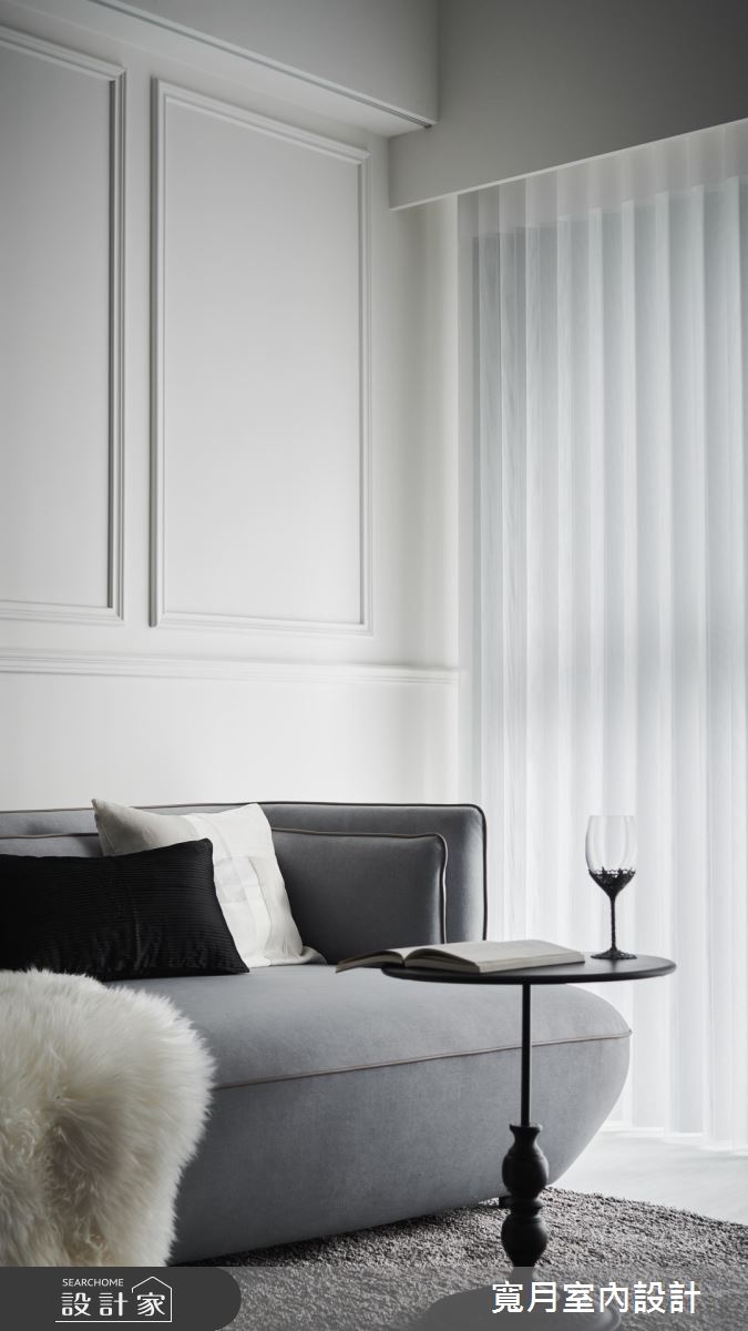 33坪新成屋(5年以下)＿現代美式風客廳案例圖片＿寬月室內裝修設計股份有限公司＿寬月_8｜幽靜·清新·質樸之8