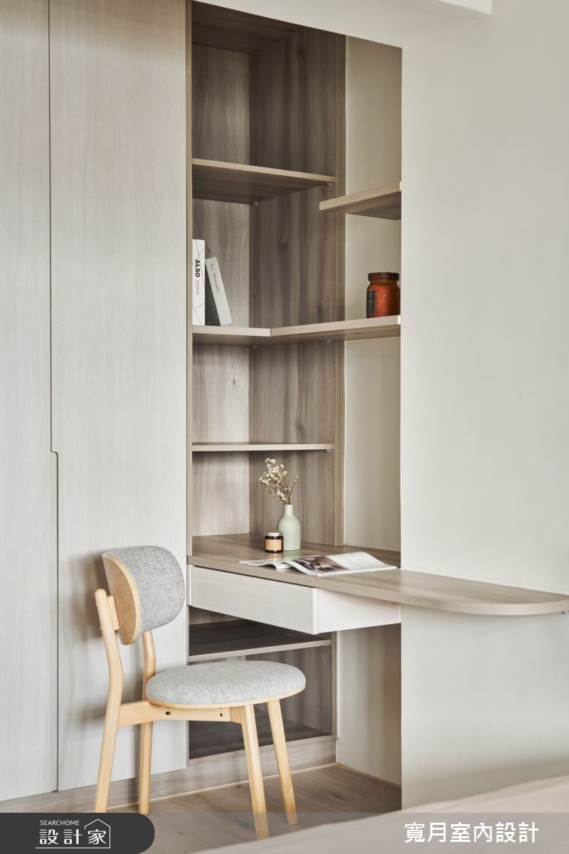 20坪老屋(16~30年)＿北歐風臥室案例圖片＿寬月室內裝修設計股份有限公司＿寬月_9｜恬適·沐日·瞳曚之10