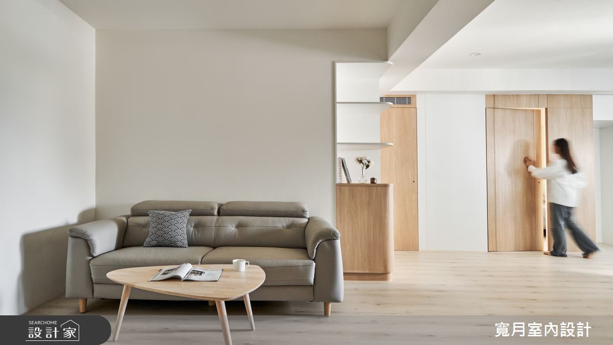 20坪老屋(16~30年)＿北歐風客廳案例圖片＿寬月室內裝修設計股份有限公司＿寬月_9｜恬適·沐日·瞳曚之7