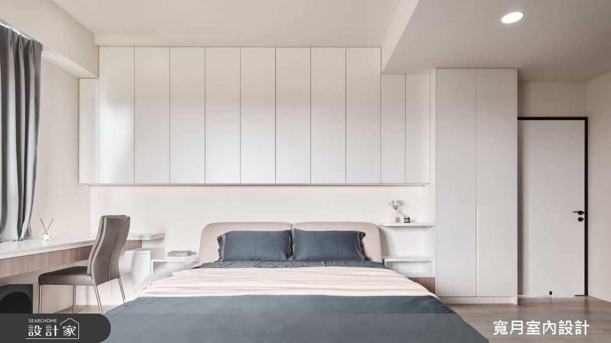 100坪新成屋(5年以下)＿北歐風臥室案例圖片＿寬月室內裝修設計股份有限公司＿寬月_10｜淡雅·旖麗·明淨之17