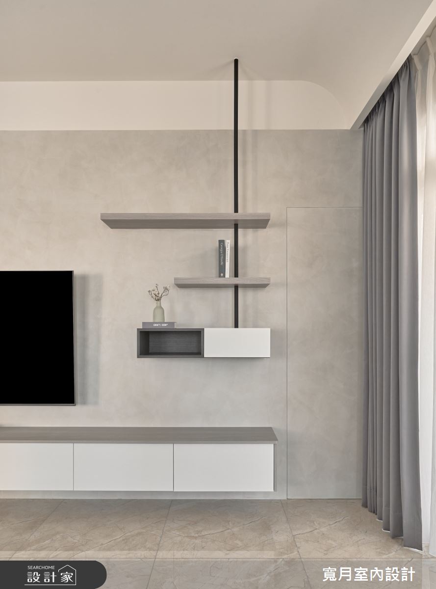 90坪新成屋(5年以下)＿北歐風客廳案例圖片＿寬月室內裝修設計股份有限公司＿寬月_11｜簡樸·祝福·拾憶之5