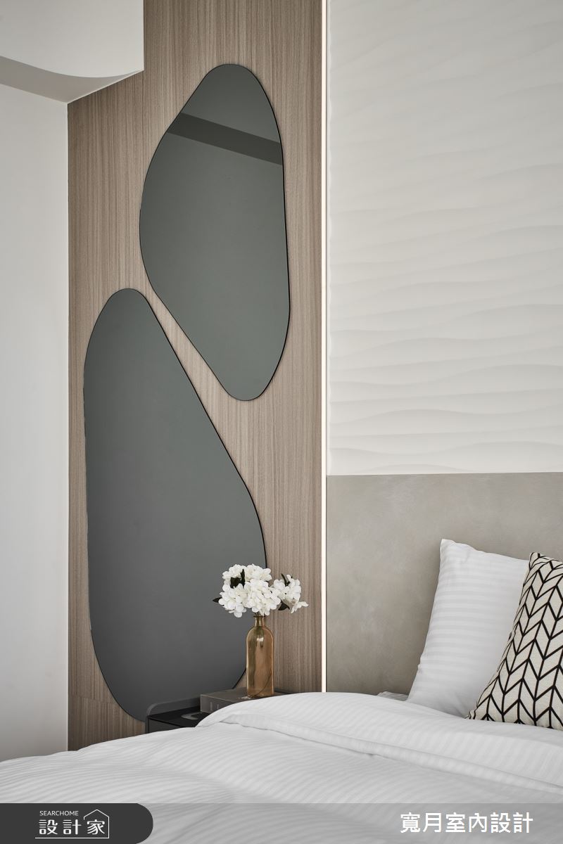 50坪新成屋(5年以下)＿混搭風臥室案例圖片＿寬月室內裝修設計股份有限公司＿寬月_13｜清逸·海寧·愜意之8