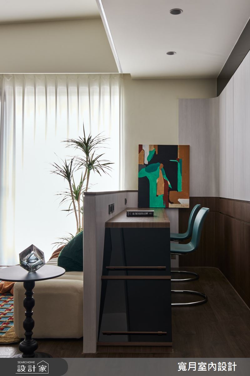 22坪新成屋(5年以下)＿文青風客廳書房案例圖片＿寬月室內裝修設計股份有限公司＿寬月_15｜詩意・樸實・慢活之8
