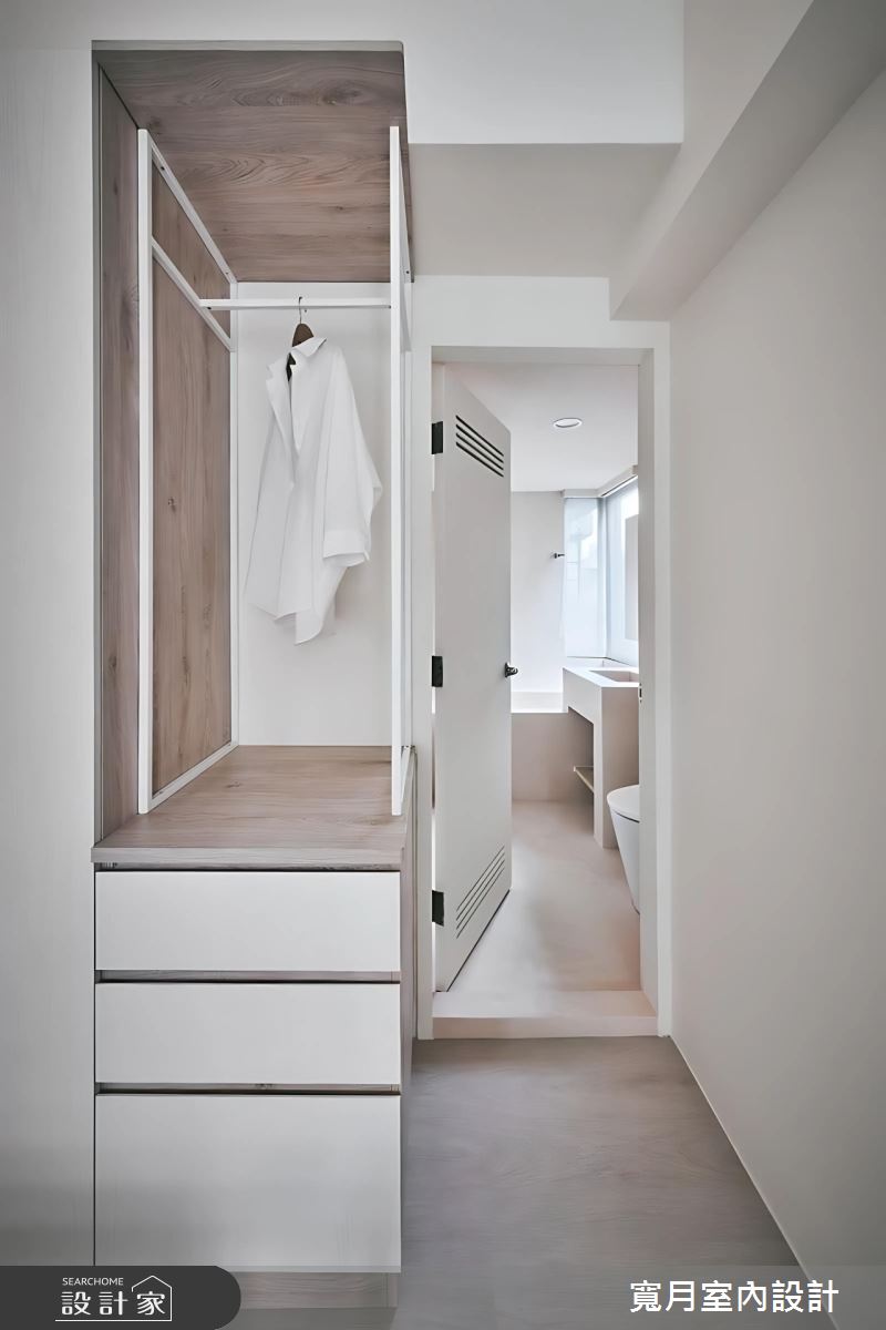 19坪老屋(16~30年)＿北歐風更衣間浴室案例圖片＿寬月室內裝修設計股份有限公司＿寬月_16｜清淺之8