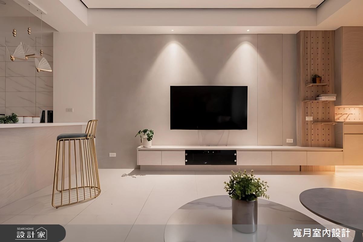 60坪新成屋(5年以下)＿北歐風客廳吧檯案例圖片＿寬月室內裝修設計股份有限公司＿寬月_17｜清辭麗曲之8