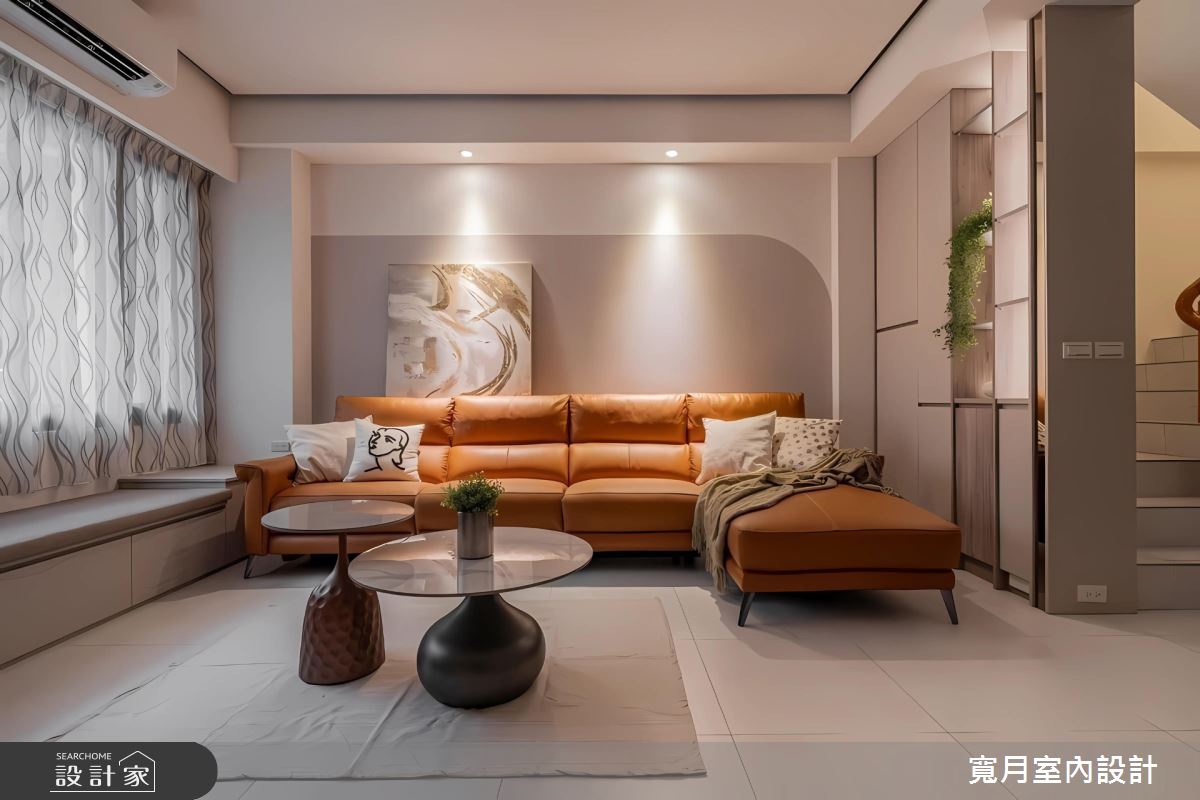 60坪新成屋(5年以下)＿北歐風客廳案例圖片＿寬月室內裝修設計股份有限公司＿寬月_17｜清辭麗曲之2