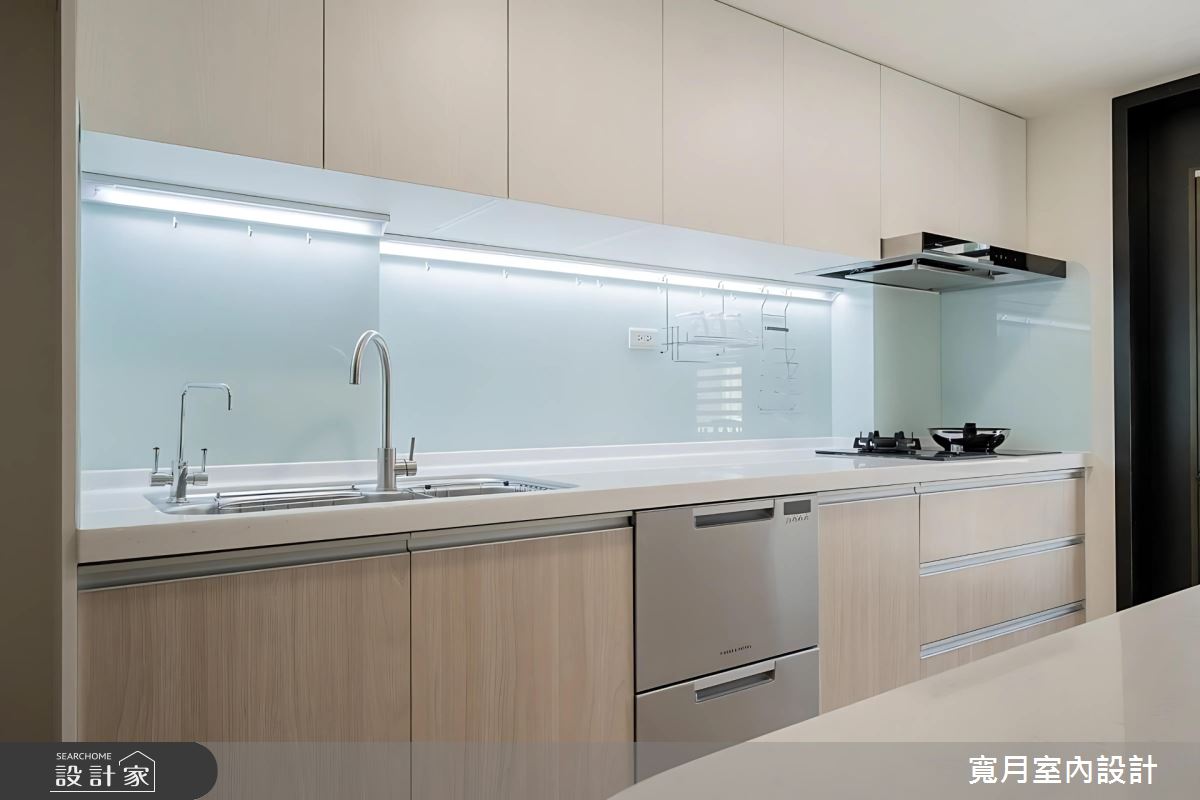 40坪新成屋(5年以下)＿北歐風廚房案例圖片＿寬月室內裝修設計股份有限公司＿寬月_18｜漫漫之9