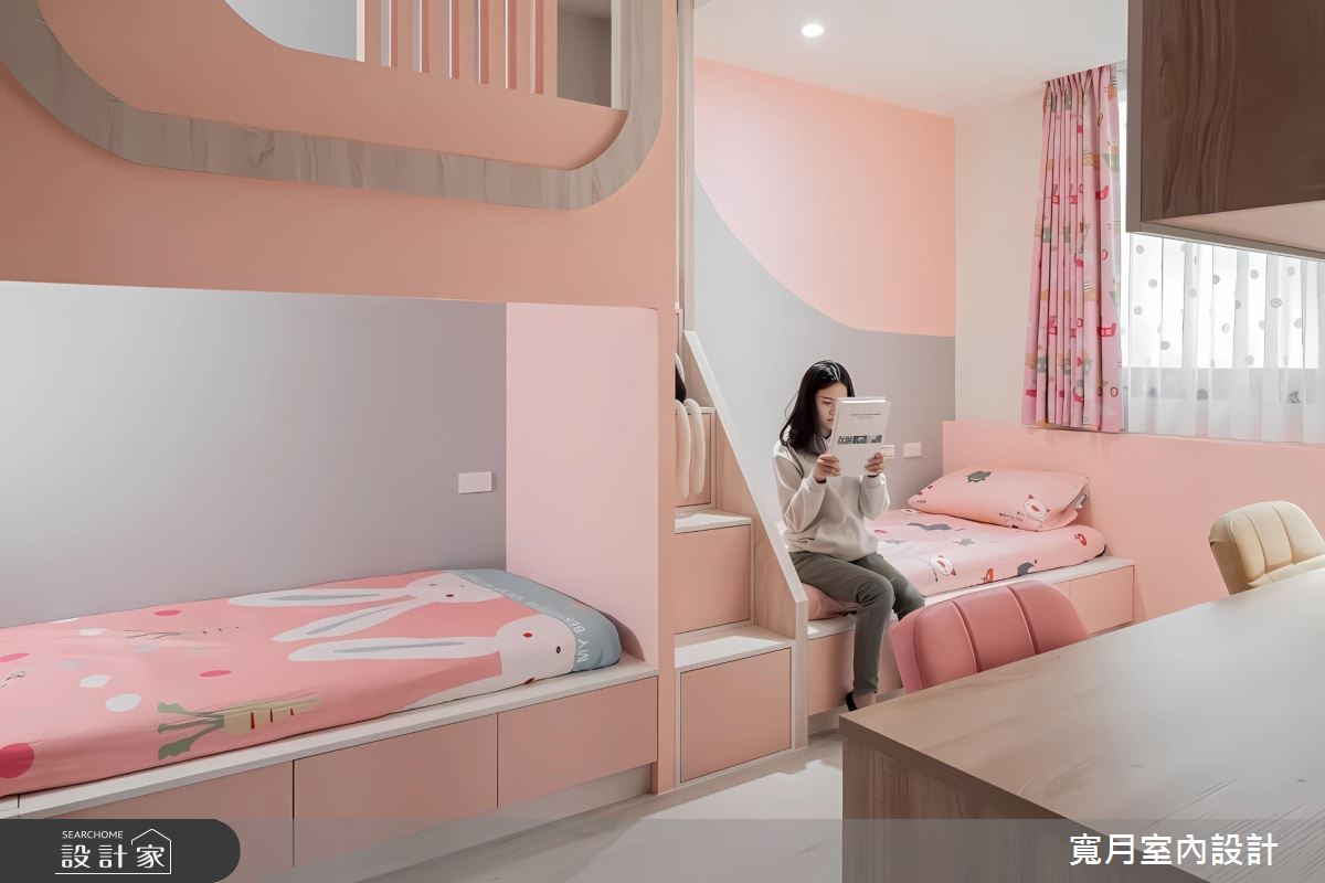 75坪老屋(16~30年)＿北歐風臥室兒童房兒童房案例圖片＿寬月室內裝修設計股份有限公司＿寬月_19｜漫步北歐之16
