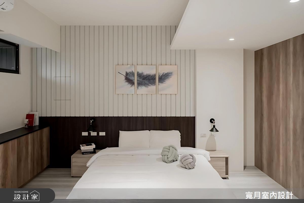 75坪老屋(16~30年)＿北歐風臥室案例圖片＿寬月室內裝修設計股份有限公司＿寬月_19｜漫步北歐之6