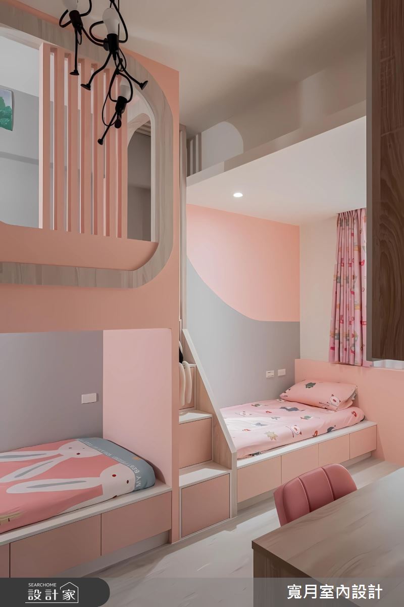 75坪老屋(16~30年)＿北歐風臥室兒童房兒童房案例圖片＿寬月室內裝修設計股份有限公司＿寬月_19｜漫步北歐之17