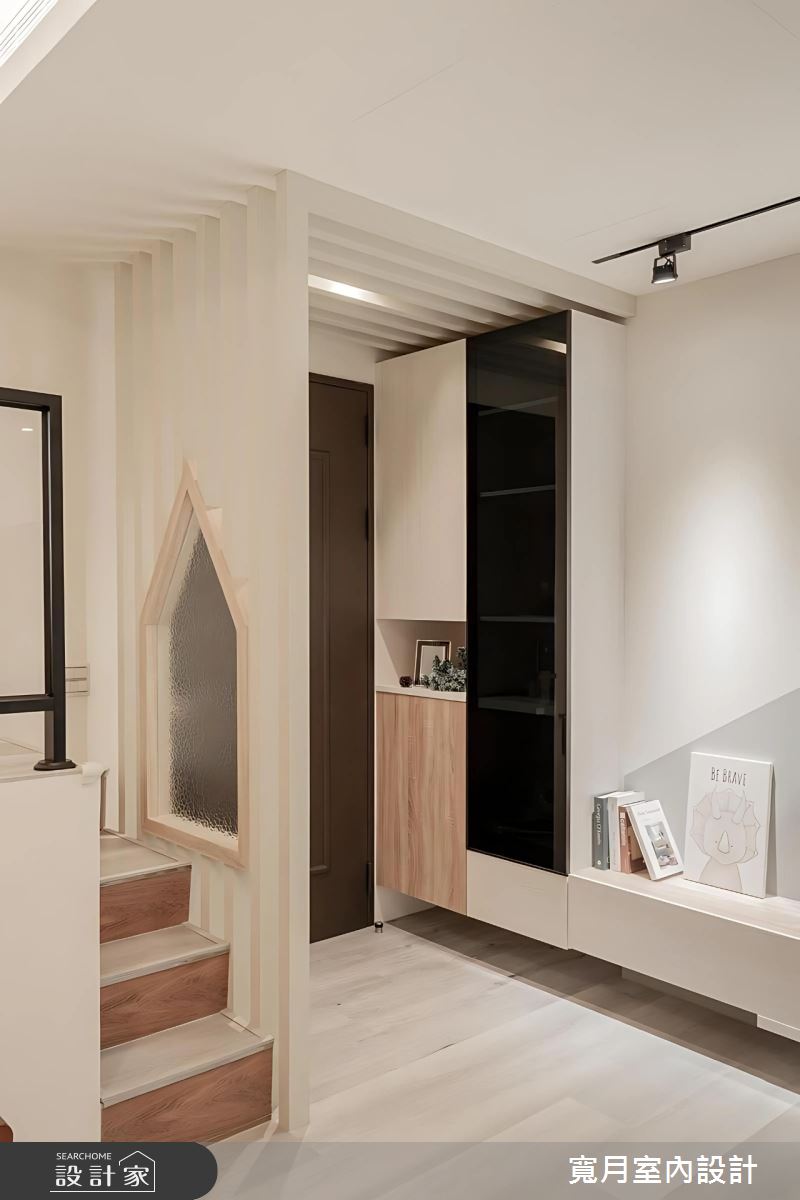 75坪老屋(16~30年)＿北歐風玄關樓梯案例圖片＿寬月室內裝修設計股份有限公司＿寬月_19｜漫步北歐之5