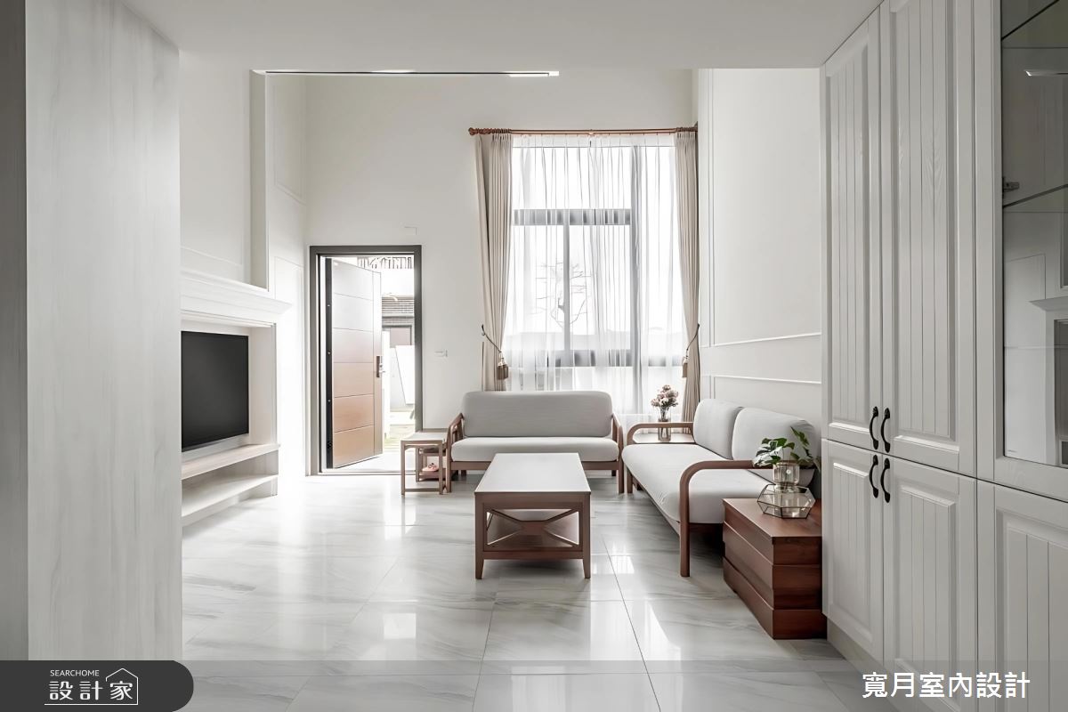 42坪新成屋(5年以下)＿美式風客廳案例圖片＿寬月室內裝修設計股份有限公司＿寬月_21｜鄉居之3