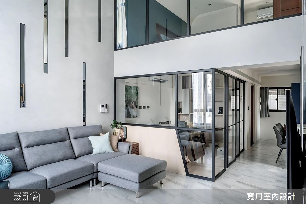 52坪預售屋＿現代風客廳案例圖片＿寬月室內裝修設計股份有限公司＿寬月_22｜沐光之2