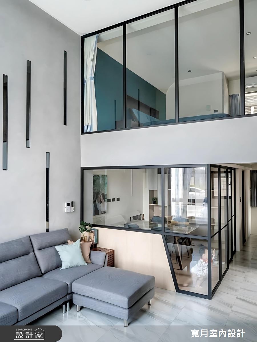 52坪預售屋＿現代風客廳案例圖片＿寬月室內裝修設計股份有限公司＿寬月_22｜沐光之5