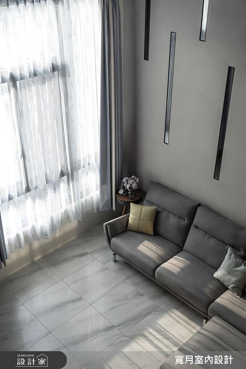52坪預售屋＿現代風客廳案例圖片＿寬月室內裝修設計股份有限公司＿寬月_22｜沐光之7
