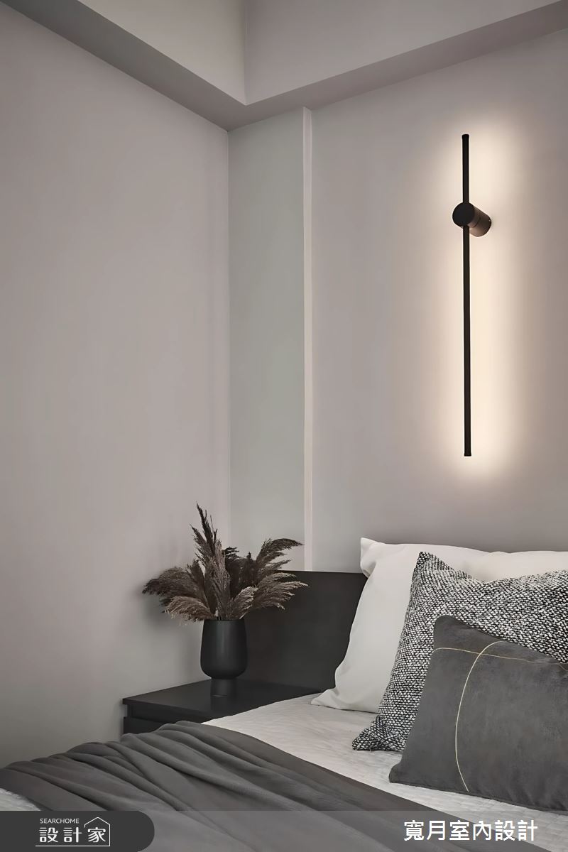 26坪老屋(16~30年)＿現代風臥室案例圖片＿寬月室內裝修設計股份有限公司＿寬月_1｜薄暮藍・靜謐・智能宅之7