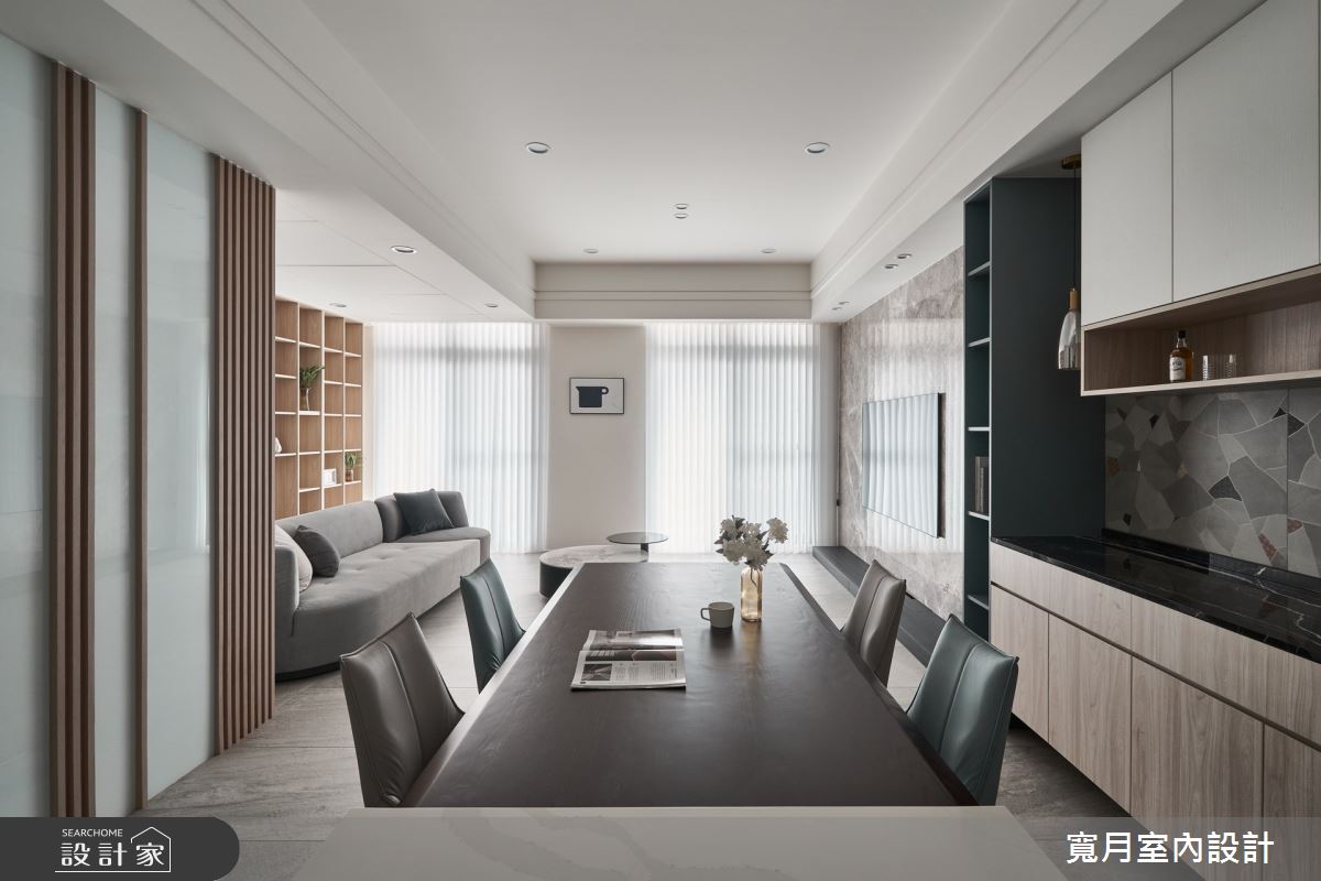 380坪新成屋(5年以下)＿現代風客廳餐廳案例圖片＿寬月室內裝修設計股份有限公司＿寬月_23｜溫潤・曦然・悠悠之6