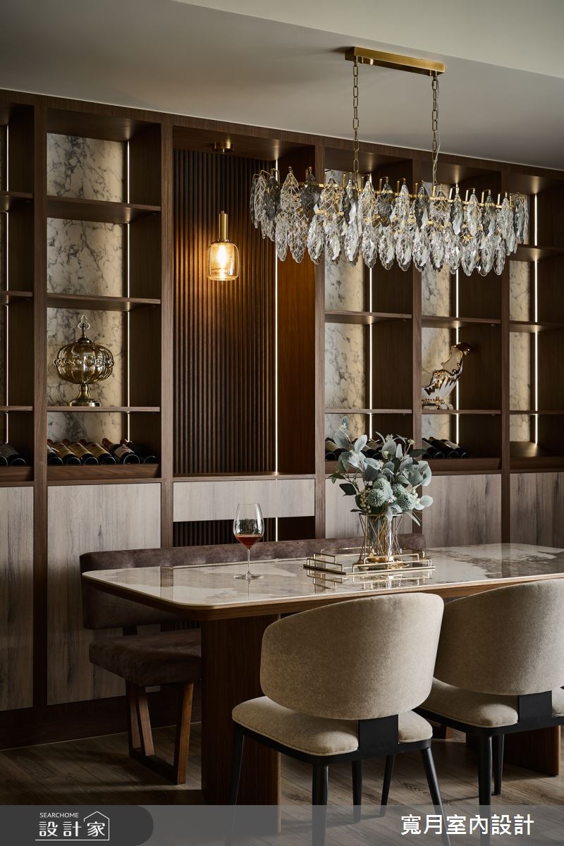 55坪老屋(16~30年)＿奢華風餐廳案例圖片＿寬月室內裝修設計股份有限公司＿寬月_25｜靜美・餘韻・高雅之1