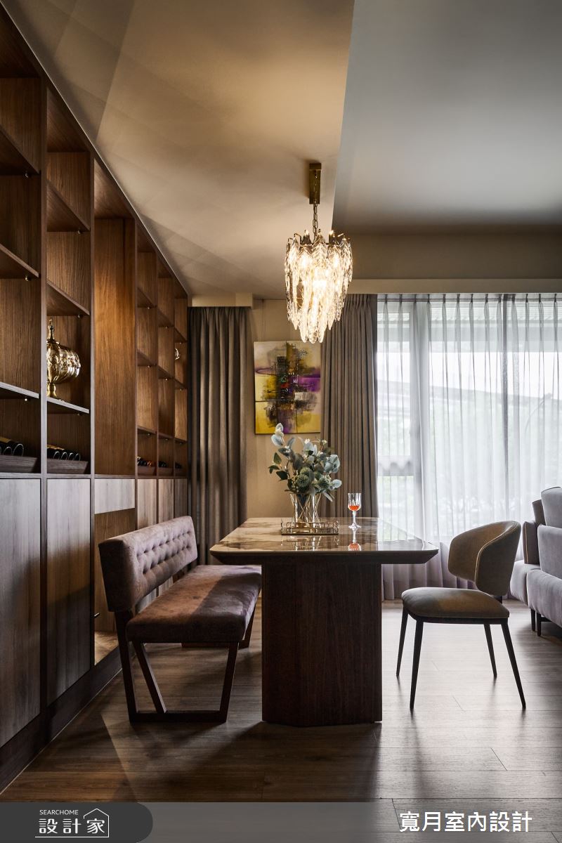 55坪老屋(16~30年)＿奢華風餐廳案例圖片＿寬月室內裝修設計股份有限公司＿寬月_25｜靜美・餘韻・高雅之7