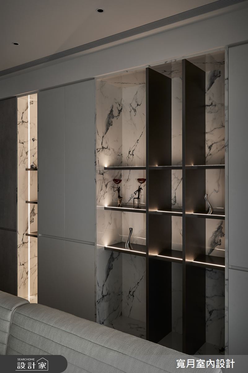 35坪中古屋(5~15年)＿現代奢華風客廳案例圖片＿寬月室內裝修設計股份有限公司＿寬月_26｜沈穩・雅逸・醇厚之7