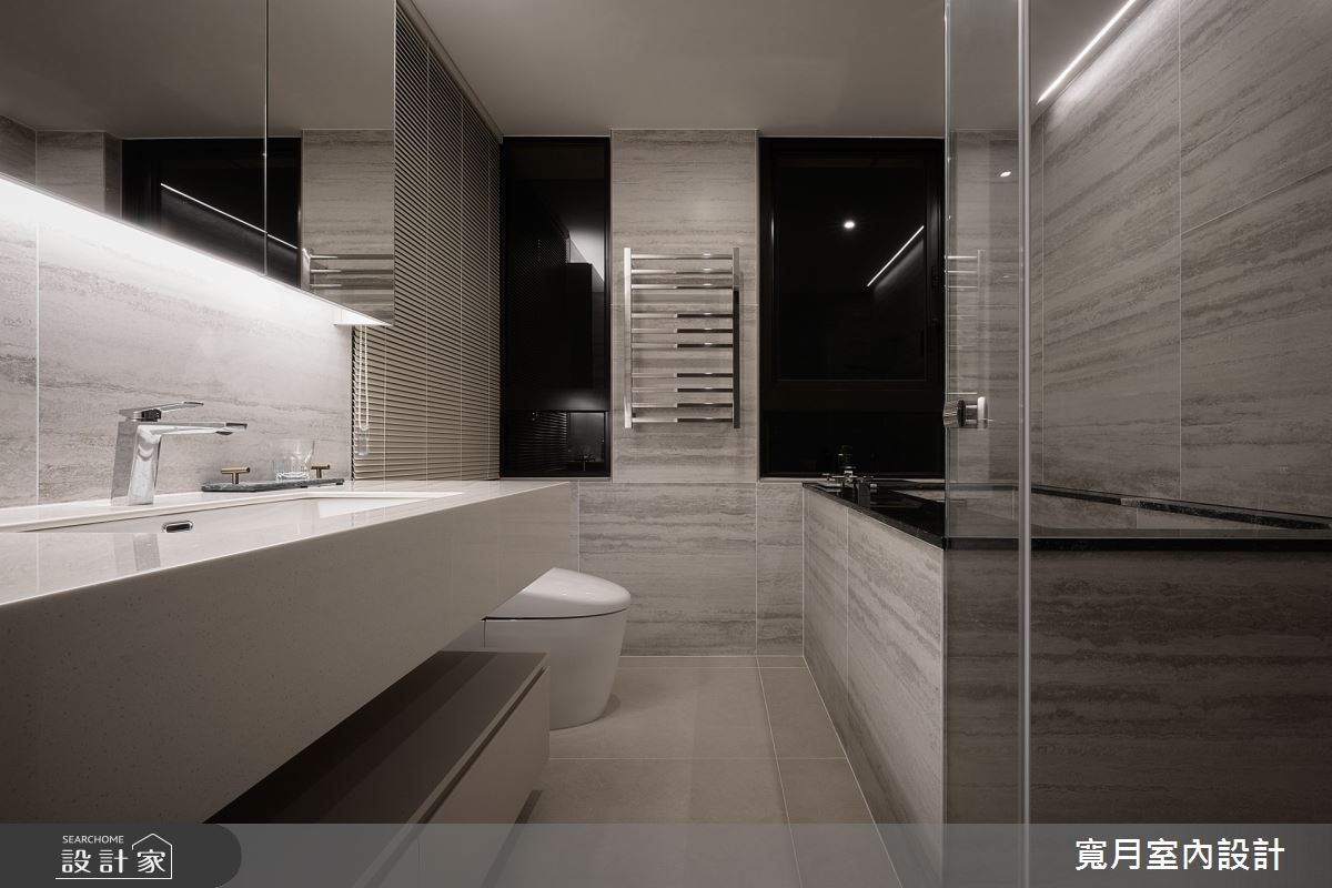 35坪中古屋(5~15年)＿現代奢華風浴室案例圖片＿寬月室內裝修設計股份有限公司＿寬月_26｜沈穩・雅逸・醇厚之17