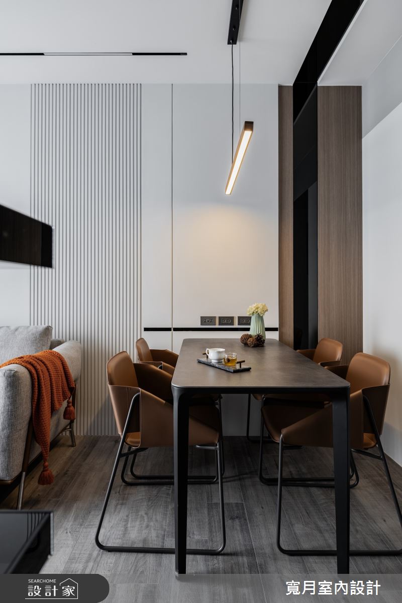 15坪新成屋(5年以下)＿現代風餐廳案例圖片＿寬月室內裝修設計股份有限公司＿寬月_28｜靜息・光境・自在之7