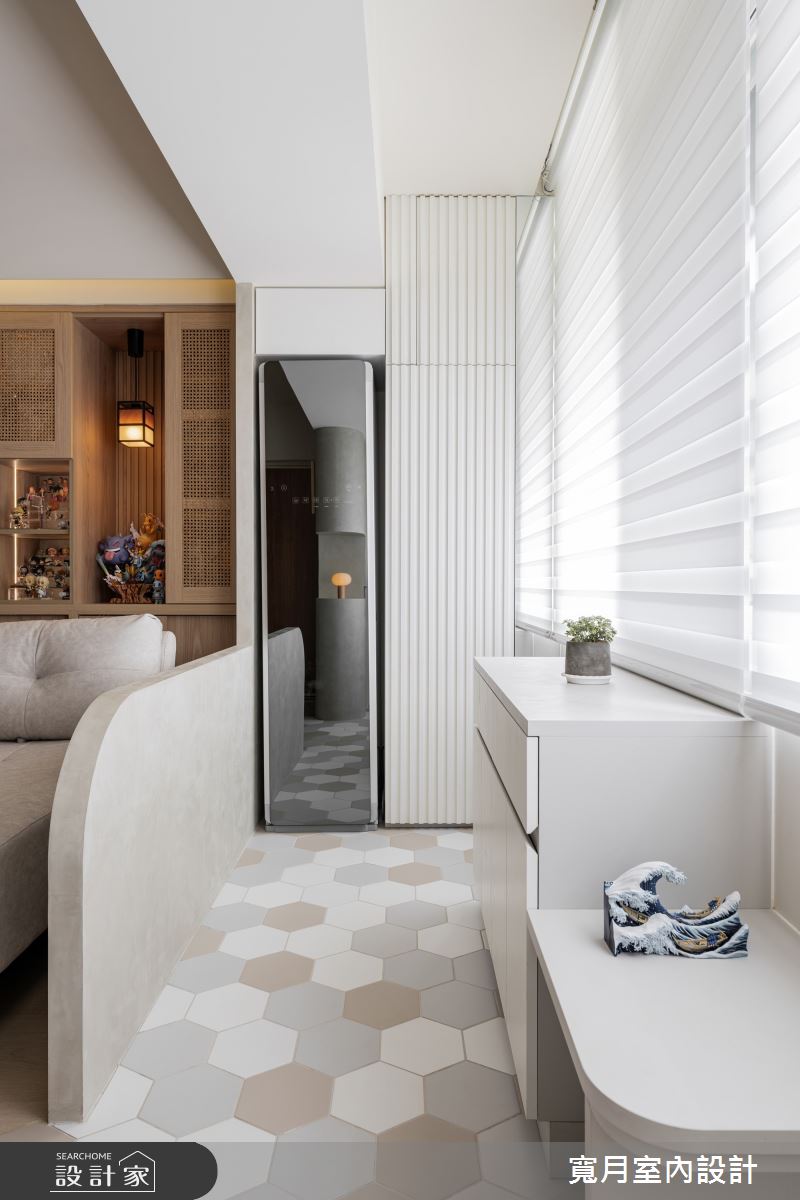 21坪老屋(50年以上)＿人文禪風玄關案例圖片＿寬月室內裝修設計股份有限公司＿寬月_29｜弧語・木調・靜心之187