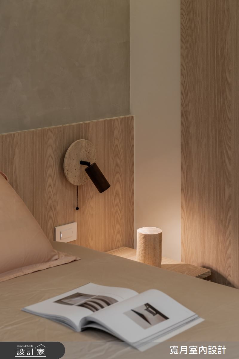 21坪老屋(50年以上)＿人文禪風臥室案例圖片＿寬月室內裝修設計股份有限公司＿寬月_29｜弧語・木調・靜心之16