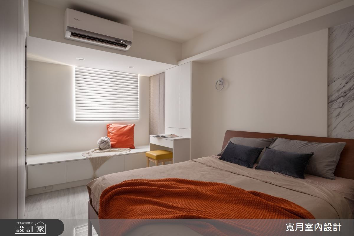 30坪老屋(16~30年)＿現代風臥室案例圖片＿寬月室內裝修設計股份有限公司＿寬月_30｜靜映・素序・恰居之11