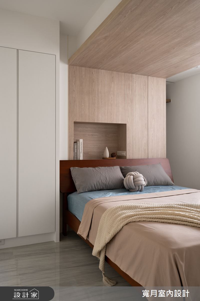 30坪老屋(16~30年)＿現代風臥室案例圖片＿寬月室內裝修設計股份有限公司＿寬月_30｜靜映・素序・恰居之15