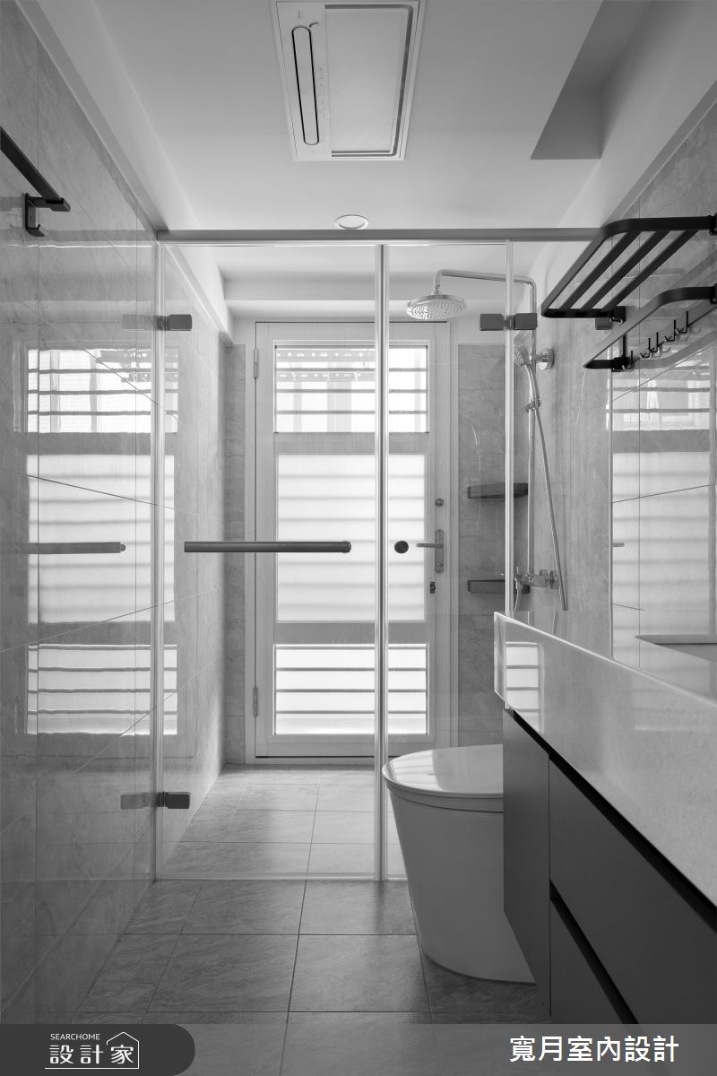 30坪老屋(16~30年)＿現代風浴室案例圖片＿寬月室內裝修設計股份有限公司＿寬月_30｜靜映・素序・恰居之16