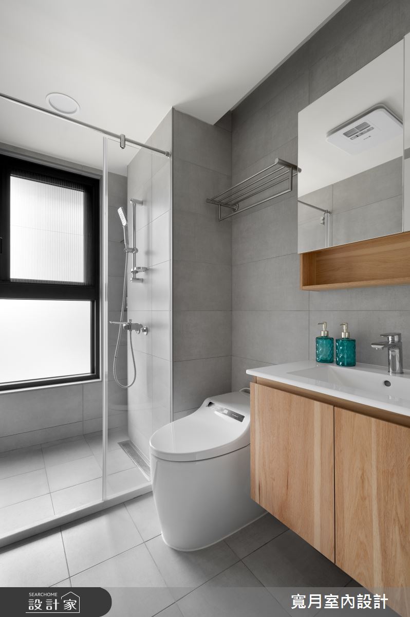 16坪新成屋(5年以下)＿現代風浴室案例圖片＿寬月室內裝修設計股份有限公司＿寬月_31｜柔域・微澄・靜感之13
