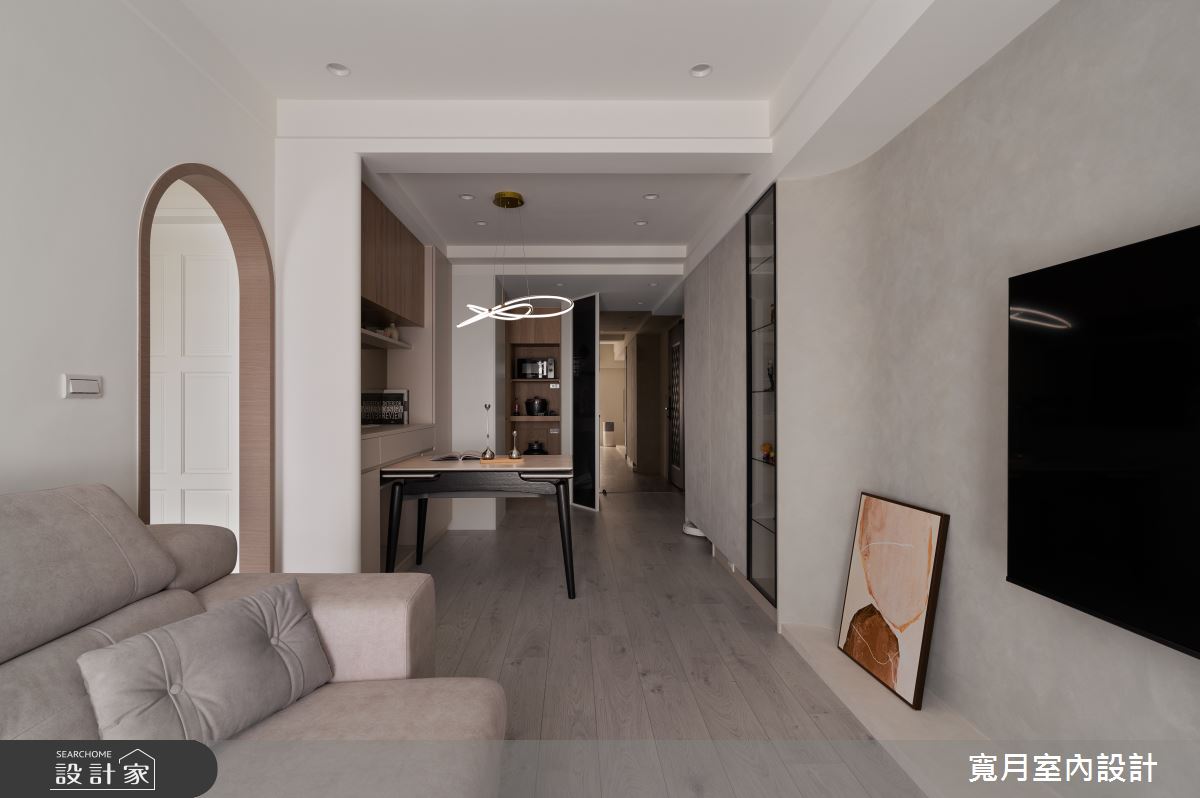 16坪新成屋(5年以下)＿現代風客廳餐廳案例圖片＿寬月室內裝修設計股份有限公司＿寬月_31｜柔域・微澄・靜感之8