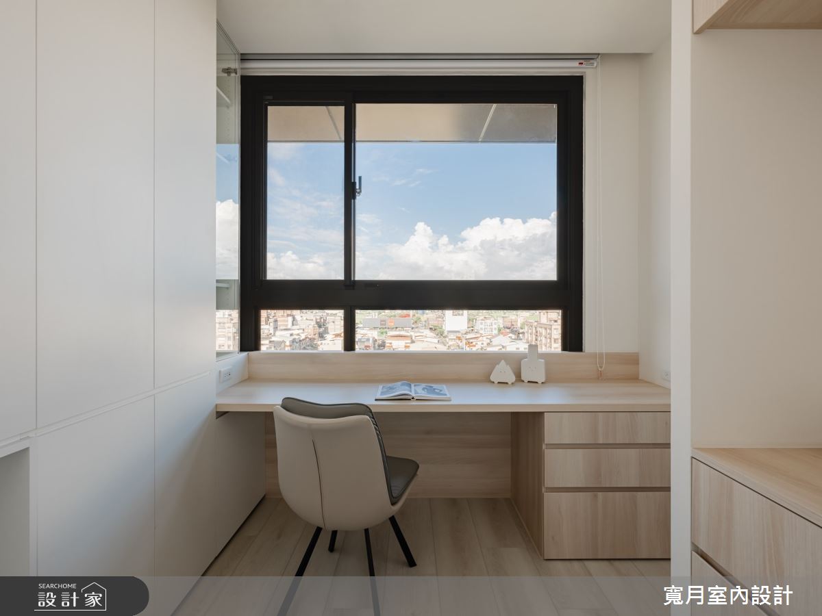 50坪新成屋(5年以下)＿北歐風書房案例圖片＿寬月室內裝修設計股份有限公司＿寬月_32｜晴澄・簡域・微光之16