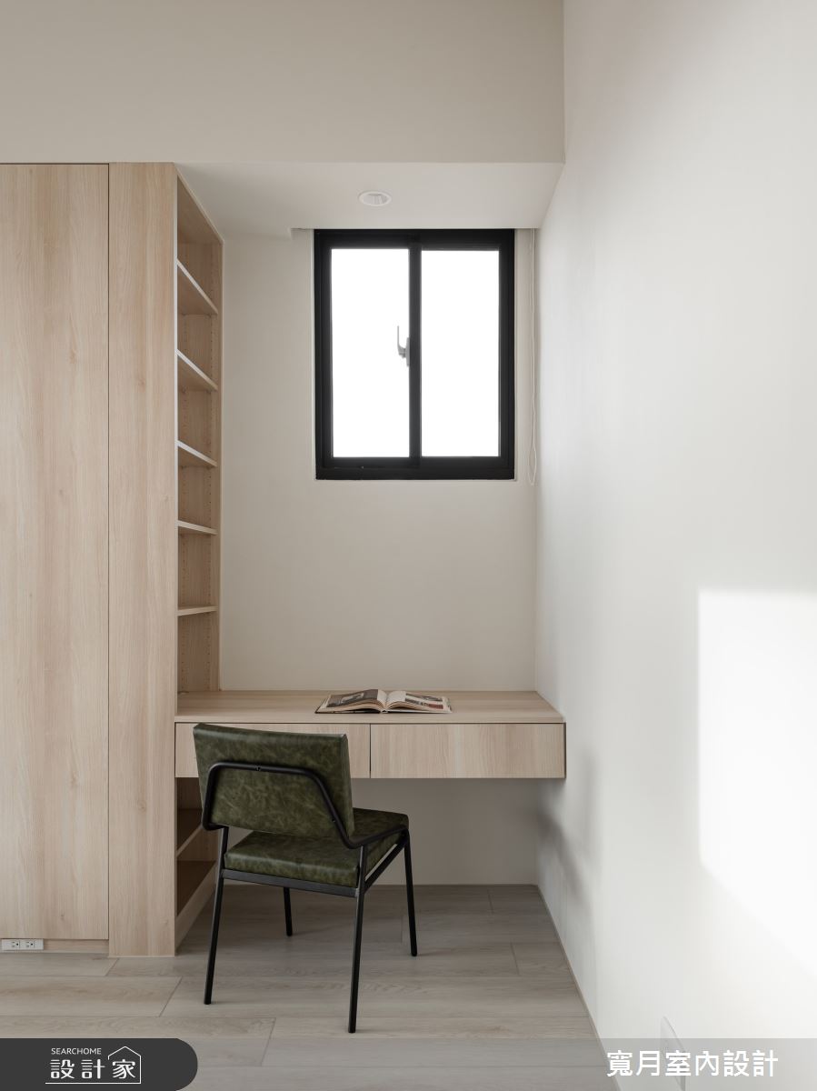50坪新成屋(5年以下)＿北歐風臥室案例圖片＿寬月室內裝修設計股份有限公司＿寬月_32｜晴澄・簡域・微光之18
