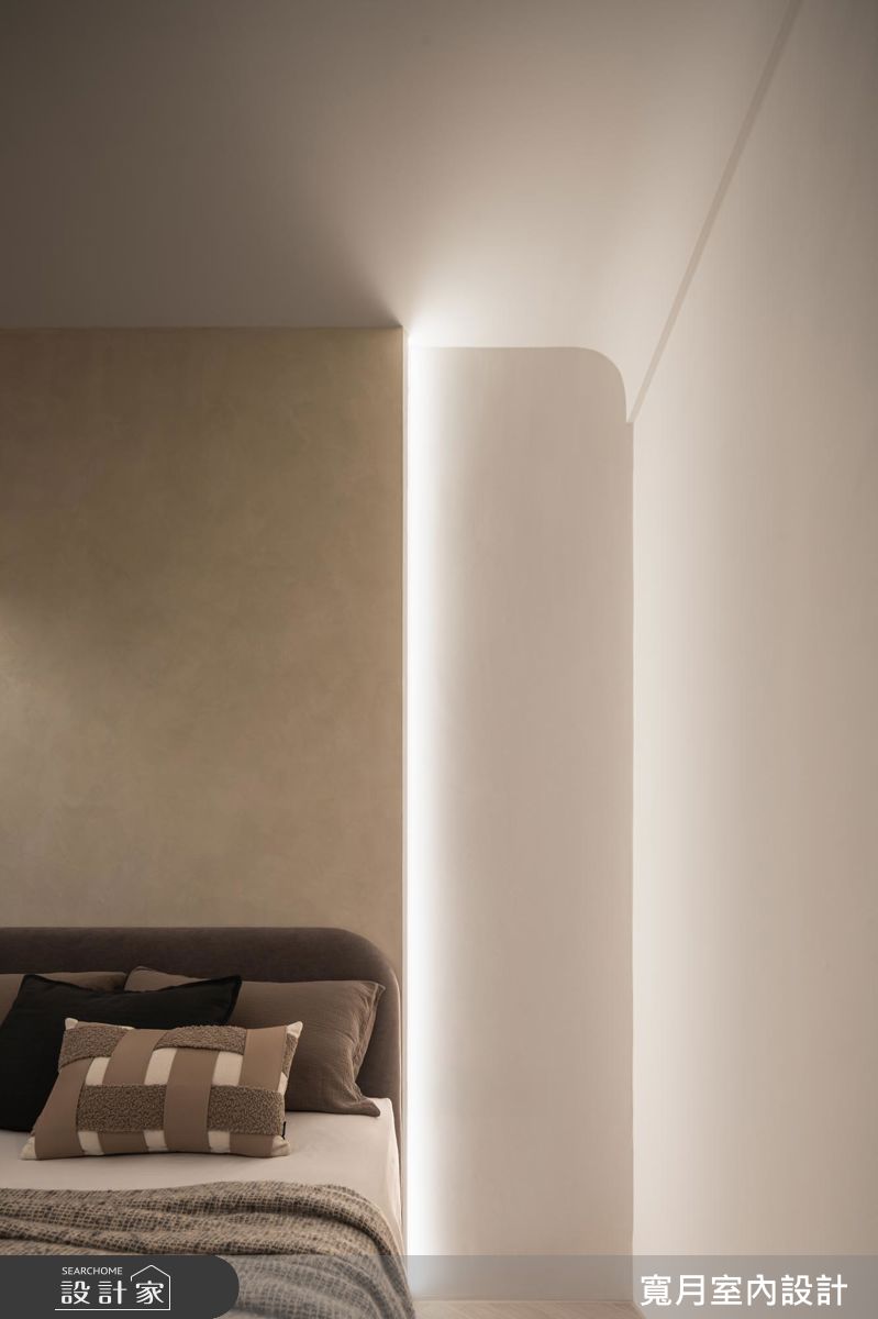 13坪新成屋(5年以下)＿奶茶風臥室案例圖片＿寬月室內裝修設計股份有限公司＿寬月_34｜沐光・映白・寧謐之16