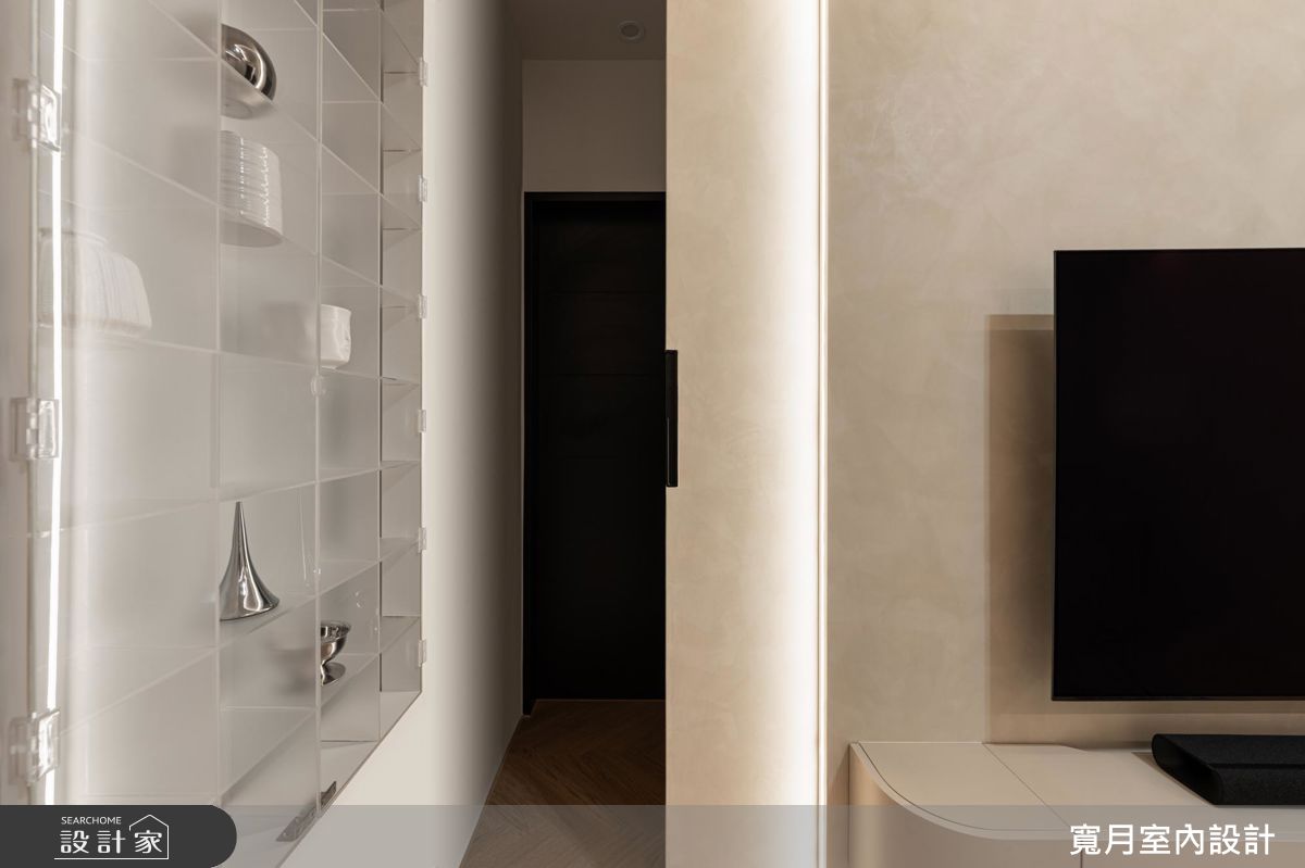 13坪新成屋(5年以下)＿奶茶風客廳案例圖片＿寬月室內裝修設計股份有限公司＿寬月_34｜沐光・映白・寧謐之11