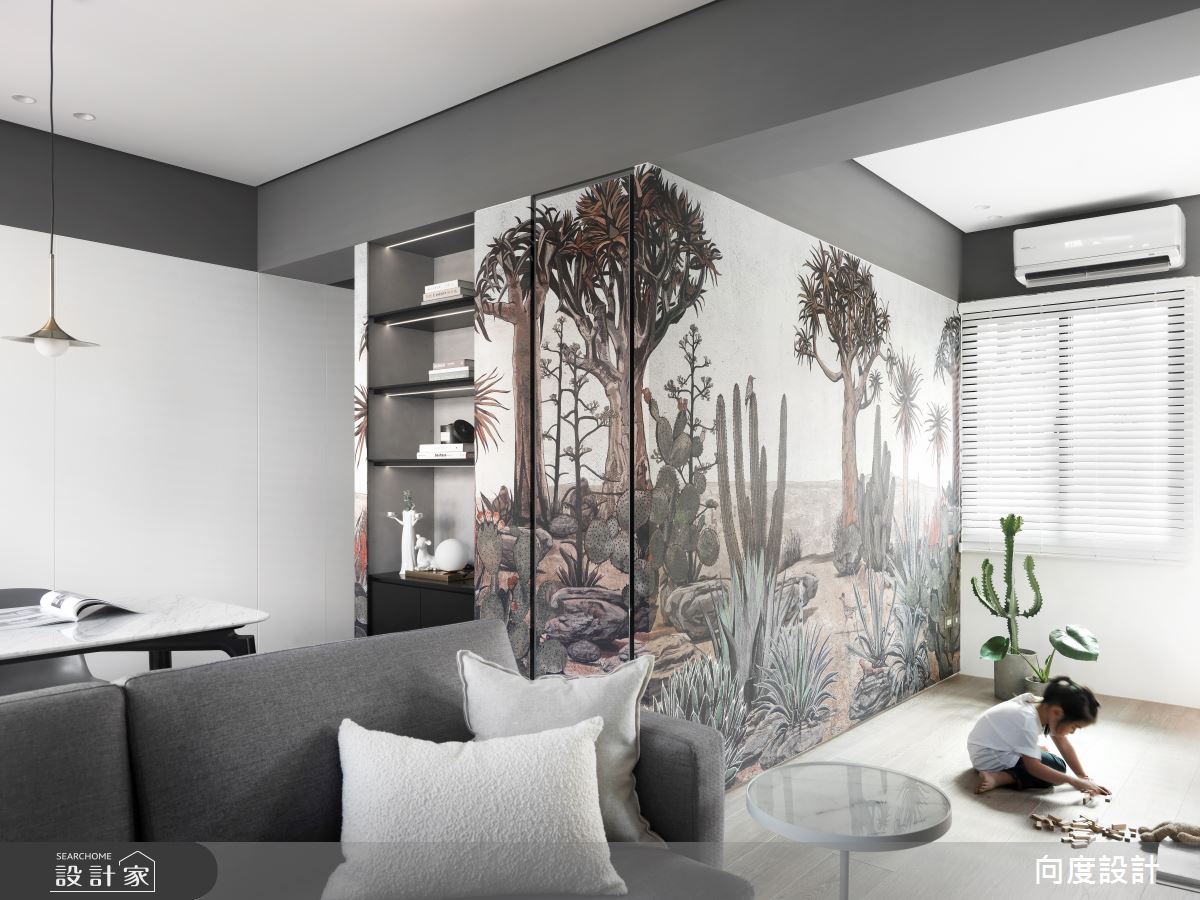 23坪老屋(31~40年)＿現代風客廳案例圖片＿向度設計＿向度_隱藏中的生活秩序之5