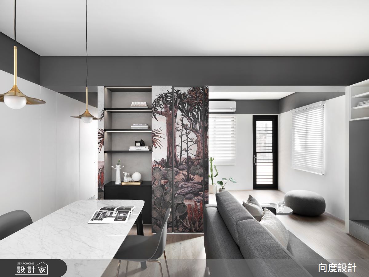 23坪老屋(31~40年)＿現代風客廳案例圖片＿向度設計＿向度_隱藏中的生活秩序之4