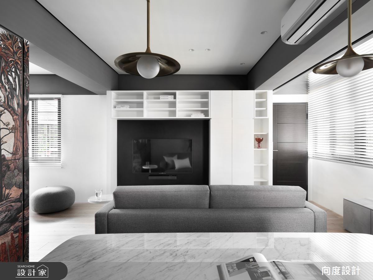 23坪老屋(31~40年)＿現代風客廳案例圖片＿向度設計＿向度_隱藏中的生活秩序之1