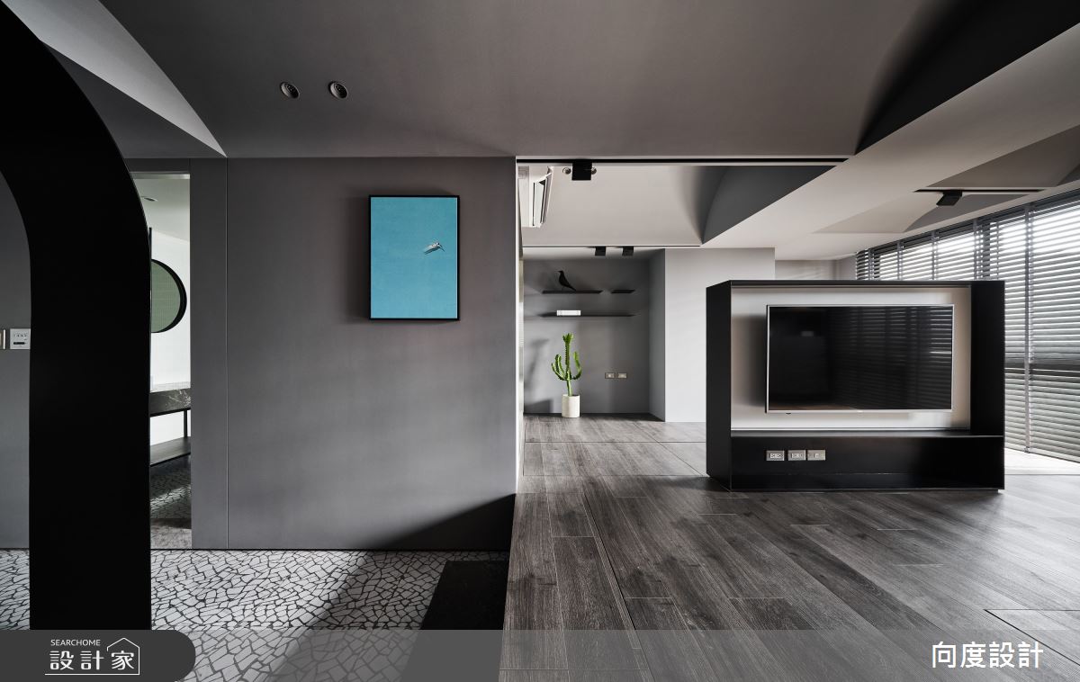 14坪新成屋(5年以下)＿現代風客廳案例圖片＿向度設計＿向度_頭層之間之15