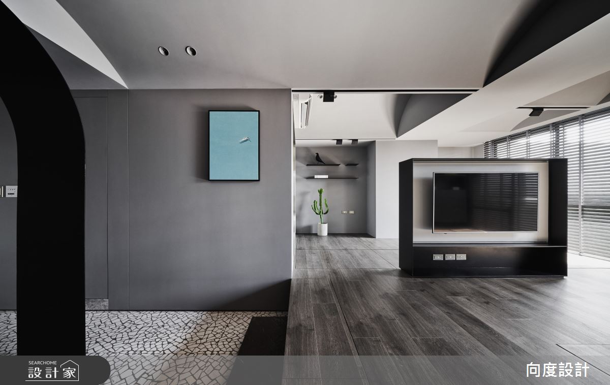 14坪新成屋(5年以下)＿現代風客廳案例圖片＿向度設計＿向度_頭層之間之16